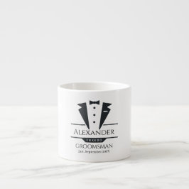 Xícara De Espresso Padrinho de casamento de presentes de festa de cas