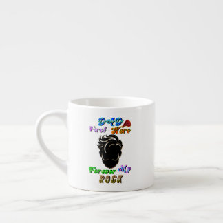 Xícara De Espresso Pai Bebidas Primeiro Herói Para Sempre Minha Rocha