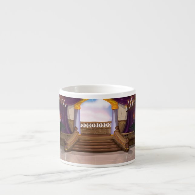 Xícara De Espresso Palácio Romano (Frente)