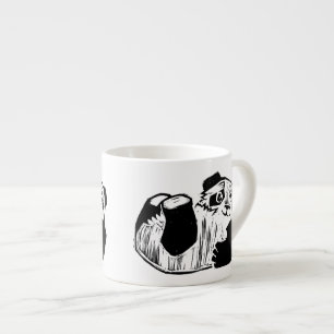 Xícara De Espresso Panda Tocar Espresso Mug