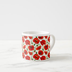 Xícara De Espresso Papagaios Espresso Mug-Red
