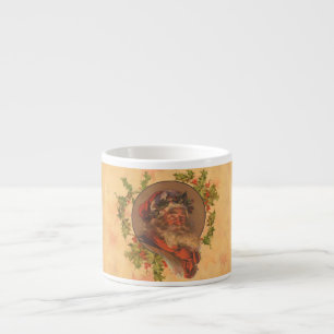 Xícara De Espresso Papai Noel Antigo Vitoriano Leyendecker