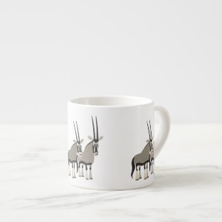 Xícara De Espresso Par bonito de Cartoons Oryxes