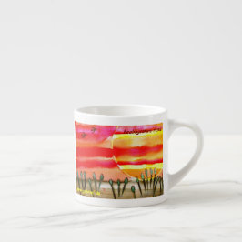 Xícara De Espresso ...para o sol...arte de Jutta Gabriel...