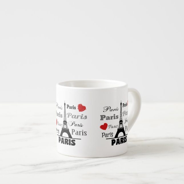 Xícara De Espresso Paris (Frente Esquerda)