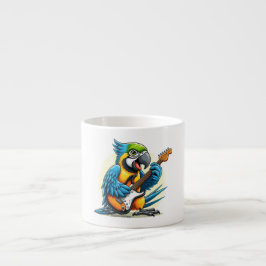 Xícara De Espresso Parrot Rock Music