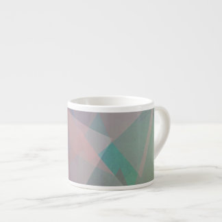 Xícara De Espresso Partículas voadoras de abstrato | Formas geométric