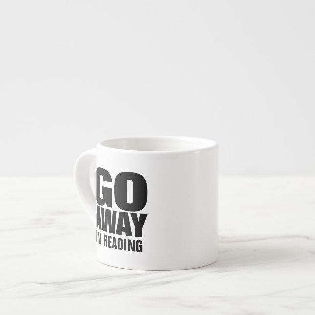 Xícara De Espresso Parto, eu sou ler engraçada (Frente Esquerda)