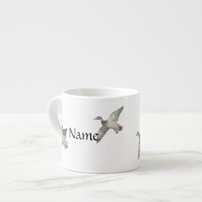 Xícara De Espresso Patos no voo Espresso Mug (Frente Esquerda)