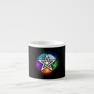 Xícara De Espresso Pentagrama do Wiccan