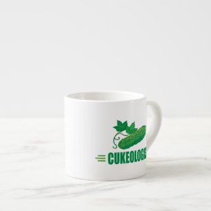 Xícara De Espresso Pepino Engraçado