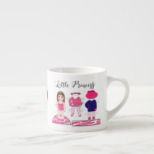 Xícara De Espresso "Pequena Princesa Mug para Ela"