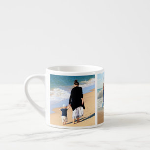 Xícara De Espresso Personalizar a Colagem de Fotografias da Sua Famíl