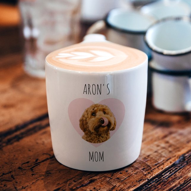 Xícara De Espresso Personalized Dog Photo Valentine | Custom Pet  (Criador carregado)