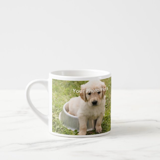 Xícara De Espresso Pet Photo Espresso Mug Personalizado (Esquerda)