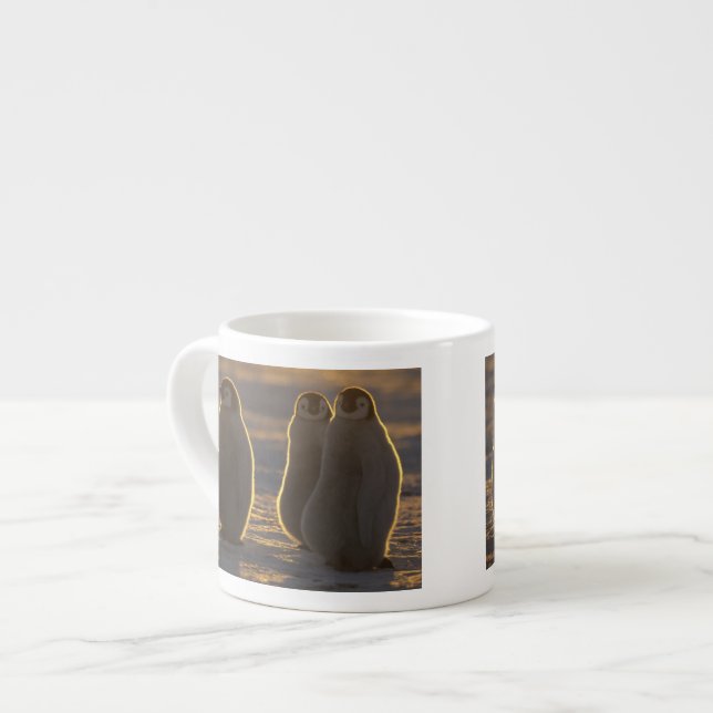 Xícara De Espresso Pinguins-imperadores (Frente Esquerda)