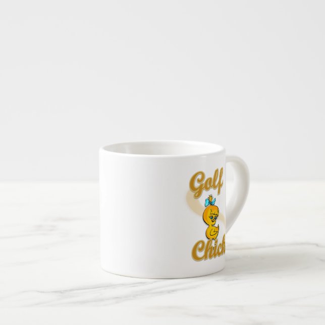 Xícara De Espresso Pintinho de Golfe (Frente Esquerda)