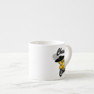 Xícara De Espresso Pintinho de xadrez nº 4