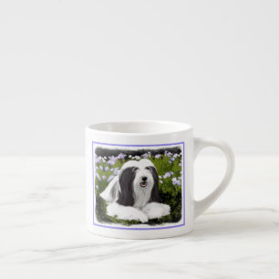 Xícara De Espresso Pintura Collie com Manteiga - Arte Cachorra Origin
