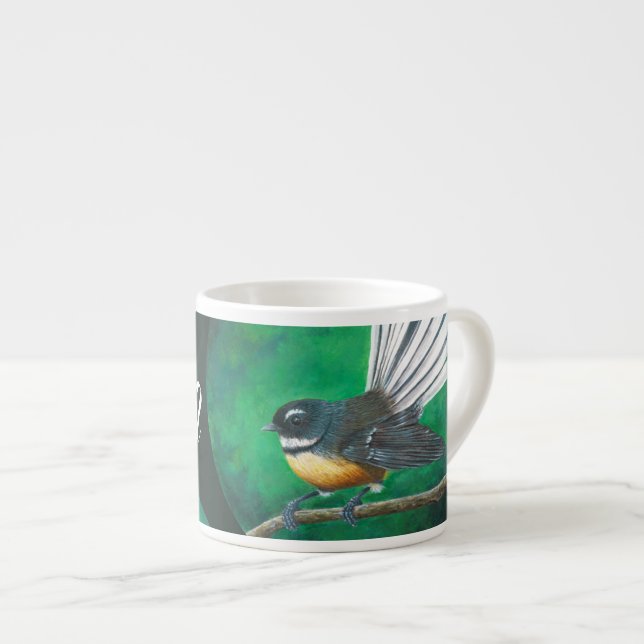 Xícara De Espresso Pintura de cauda (Frente Esquerda)