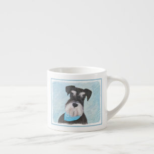 Xícara De Espresso Pintura de Schnauzer (Miniatura) - Cachorro Origin