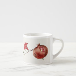 Xícara De Espresso Pomegranato de safra