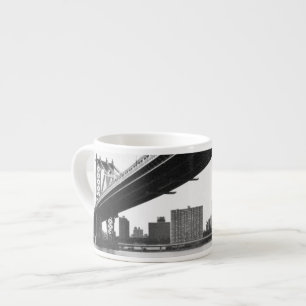 Xícara De Espresso Ponte de Manhattan e skyline, New York, E.U.