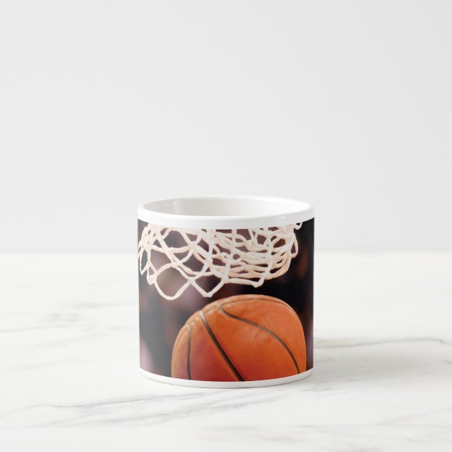 Xícara De Espresso Pontuação de Basquete (Frente)