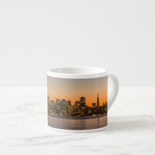Xícara De Espresso Por do sol bonito em San Francisco