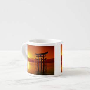 Xícara De Espresso Portão O-Torii, santuário Itsukushima, Miyajima,