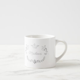 Xícara De Espresso Prata Personalizada