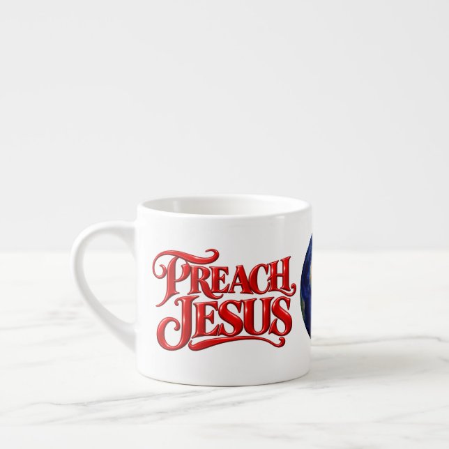 Xícara De Espresso Preache Jesus (Esquerda)