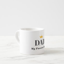 Xícara De Espresso Presente com Nome Personalizado para o Pai