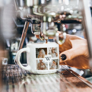 Xícara De Espresso Presente de Pai de Fotografia dos Pais de Colagem 