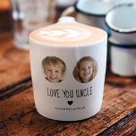 Xícara De Espresso Presente personalizado do tio | Foto personalizada<br><div class="desc">Faça os momentos de café do seu tio inesquecíveis com esta caneca de café expresso personalizada! Apresentando a face de um ente querido, esta caneca personalizada é um presente significativo e prático para aniversários, feriados ou qualquer ocasião. Basta carregar uma foto favorita para criar uma marca única que trará um...</div>