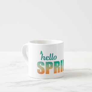 Xícara De Espresso Primavera geométrico espresso mug