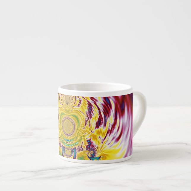 Xícara De Espresso Primavera Vermelha (Frente Esquerda)
