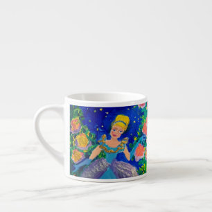 Xícara De Espresso Princesa "Arte por Crianças"