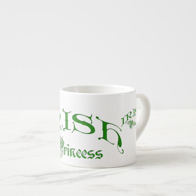 Xícara De Espresso Princesa irlandesa (Frente Esquerda)