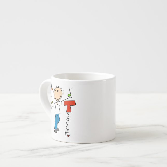 Xícara De Espresso Professor de Música (Frente Esquerda)