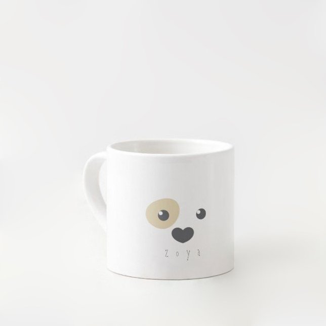 Xícara De Espresso Puppy Kids Mug (Criador carregado)