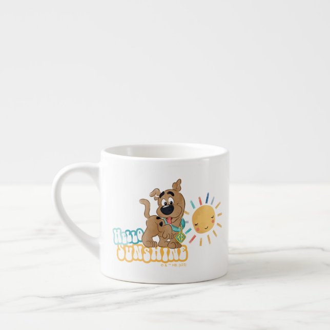 Xícara De Espresso Puppy Scooby-Doo "Hello Sunshine" (Esquerda)