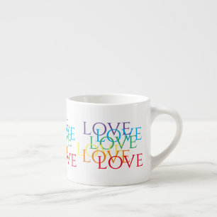 Xícara De Espresso RAINBOW AMOR Taça Espresso