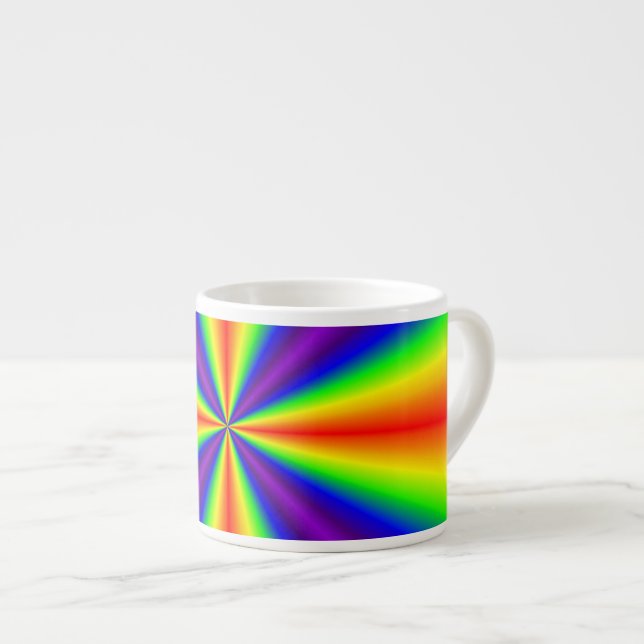 Xícara De Espresso Rainbow Cross (Frente Esquerda)