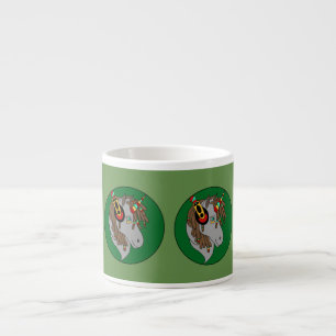 Xícara De Espresso Rasta Unicorn Vibe Morning Music Hippie
