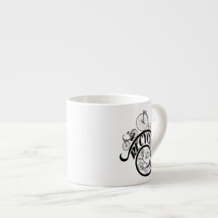 Xícara De Espresso Reciclar e presentes de Roupa de Bicicletas Vintag