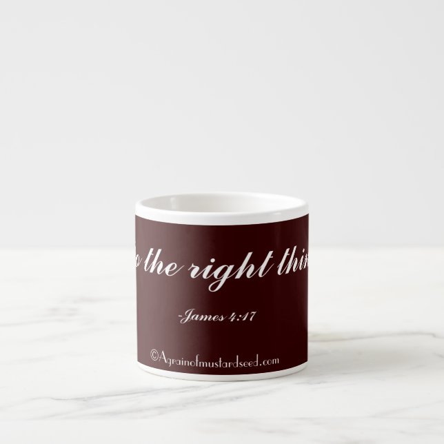 Xícara De Espresso Religioso (Frente)