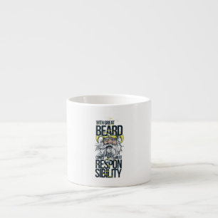 Xícara De Espresso responsabilidade da barba excelente