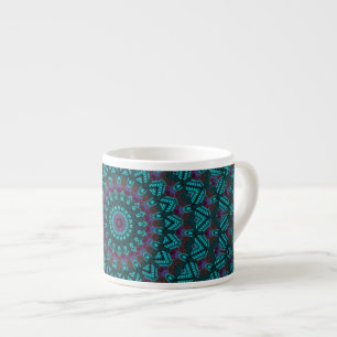 Xícara De Espresso Retro Boho Chic Bohemian Sudoeste Mandala