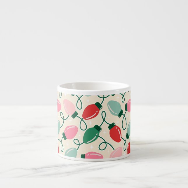 Xícara De Espresso Retro Glow Lights (Frente)